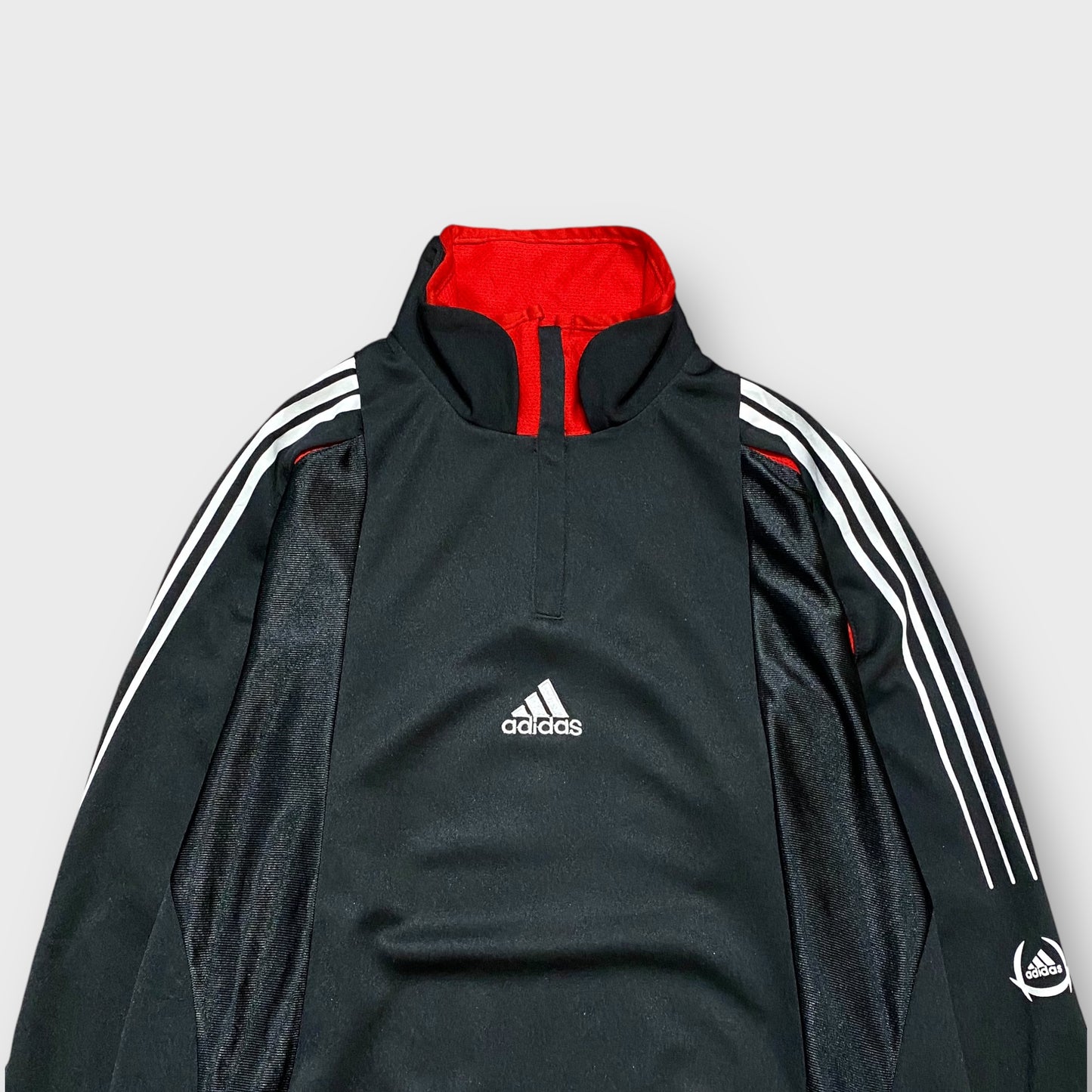 00’s “adidas” half zip pullover top