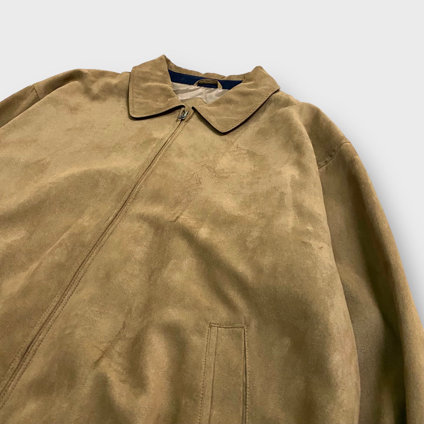 “CUTTER&BUCK” fake suede blouson