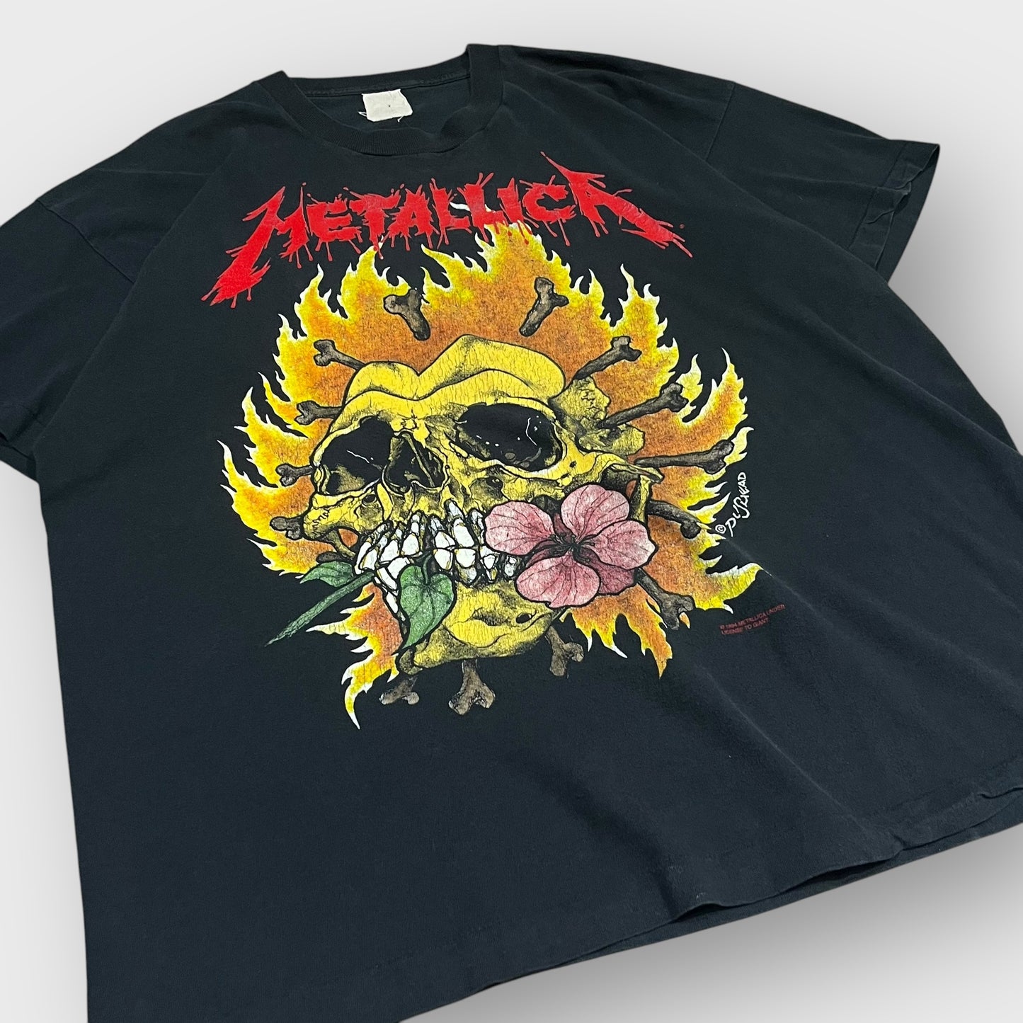 1994 METALLICA
“pushead” flaming skull t-shirt