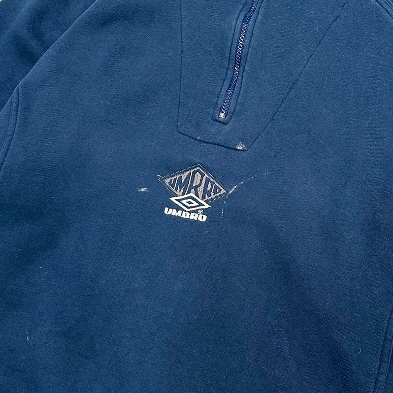 00’s “UMBRO” half zip sweat shirt