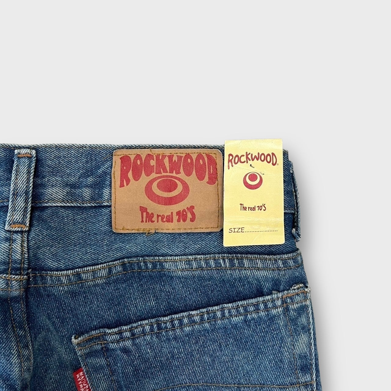 70’s “NOS ROCKWOOD” flare denim pants