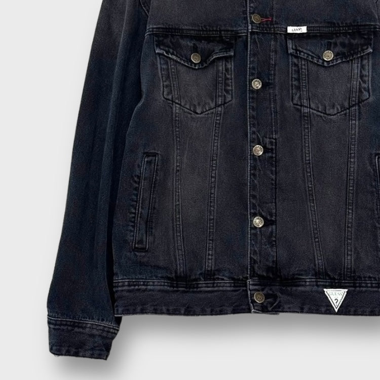 “GUSESS JEANS” black denim jacket