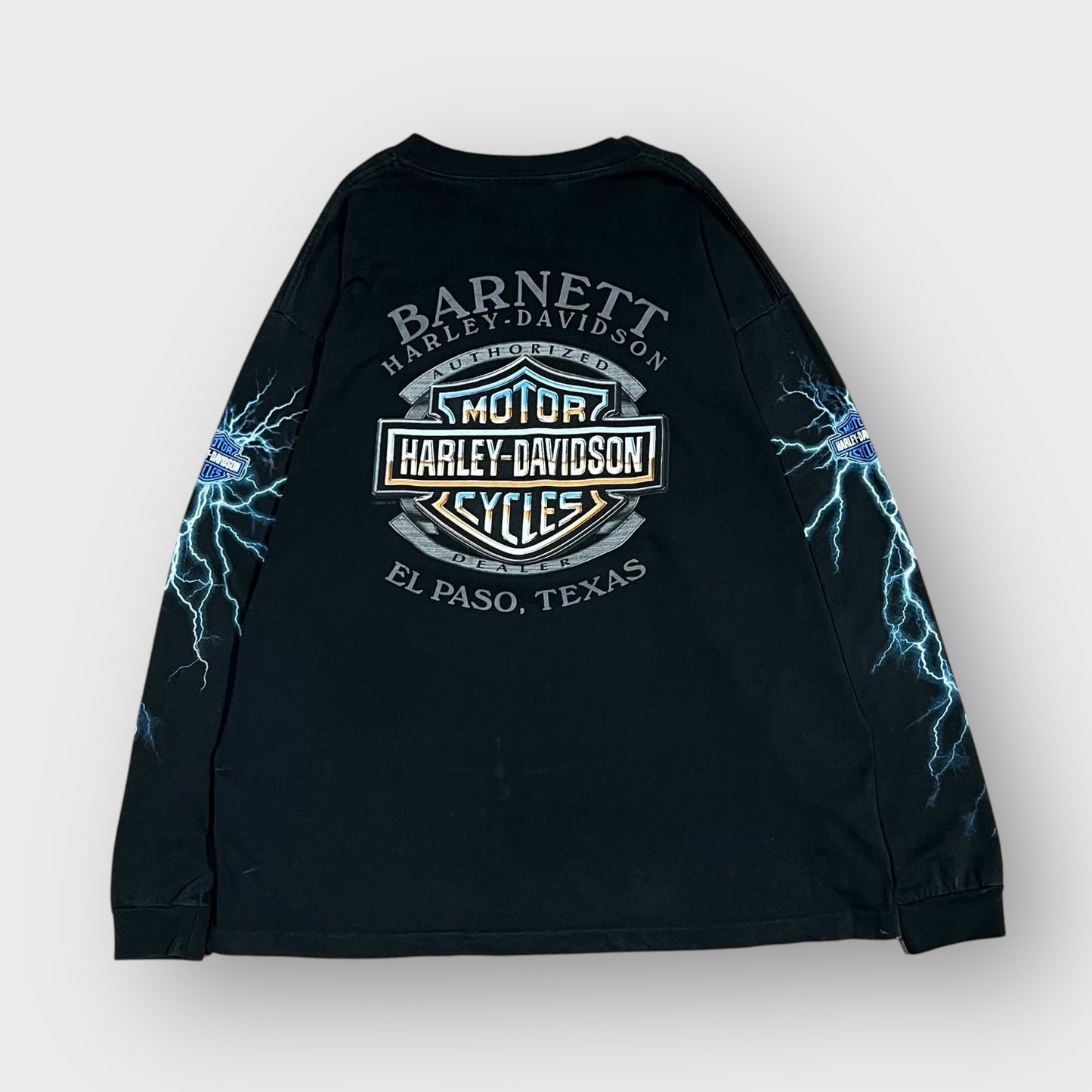00's "HARLEY-DAVIDSON"
"Thunder" I/s t-shirt