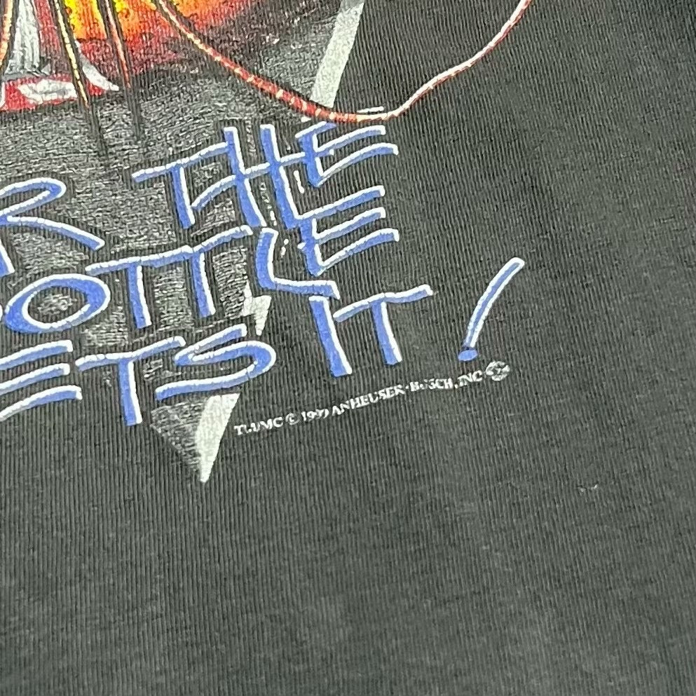 90’s “Budweiser”
“lobster” company t-shirt