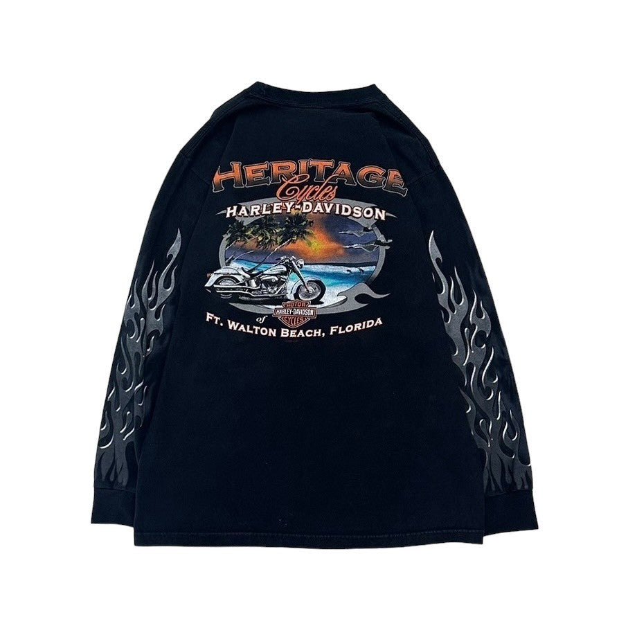 00’s “HARLEY DAVIDSON” l/s tee