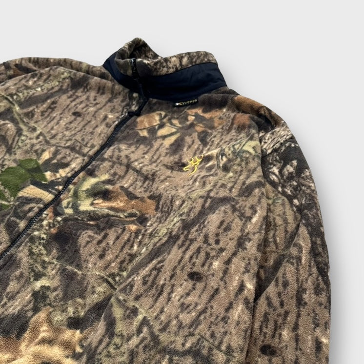 90’s-00’s “BROWING” real tree fleece jacket
