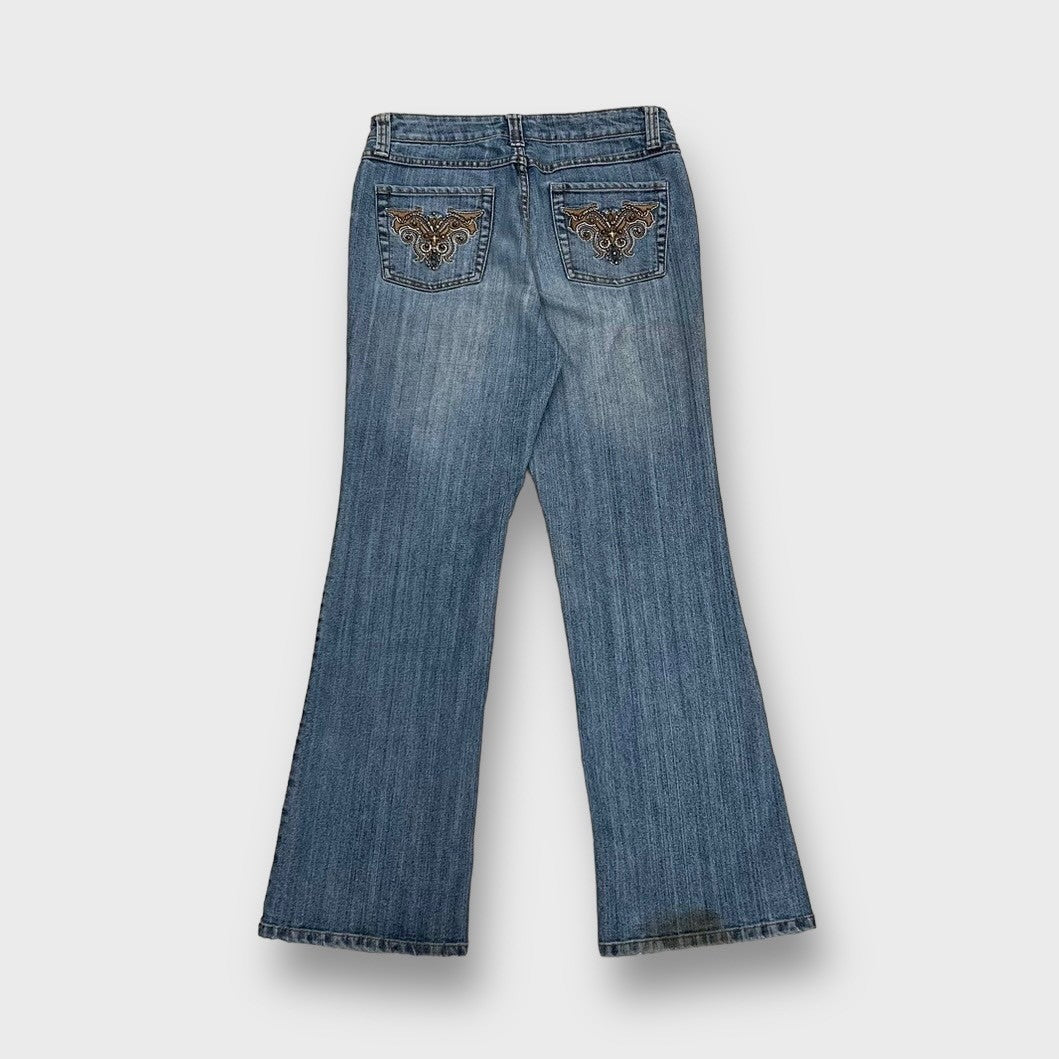 90’s “FADED GLORY”
flare denim pants