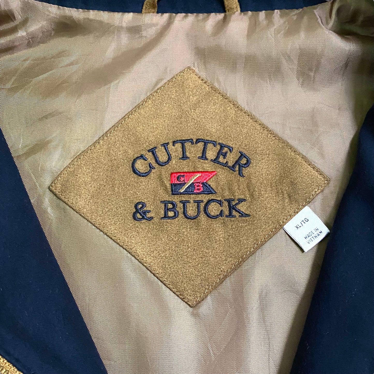 “CUTTER&BUCK” fake suede blouson