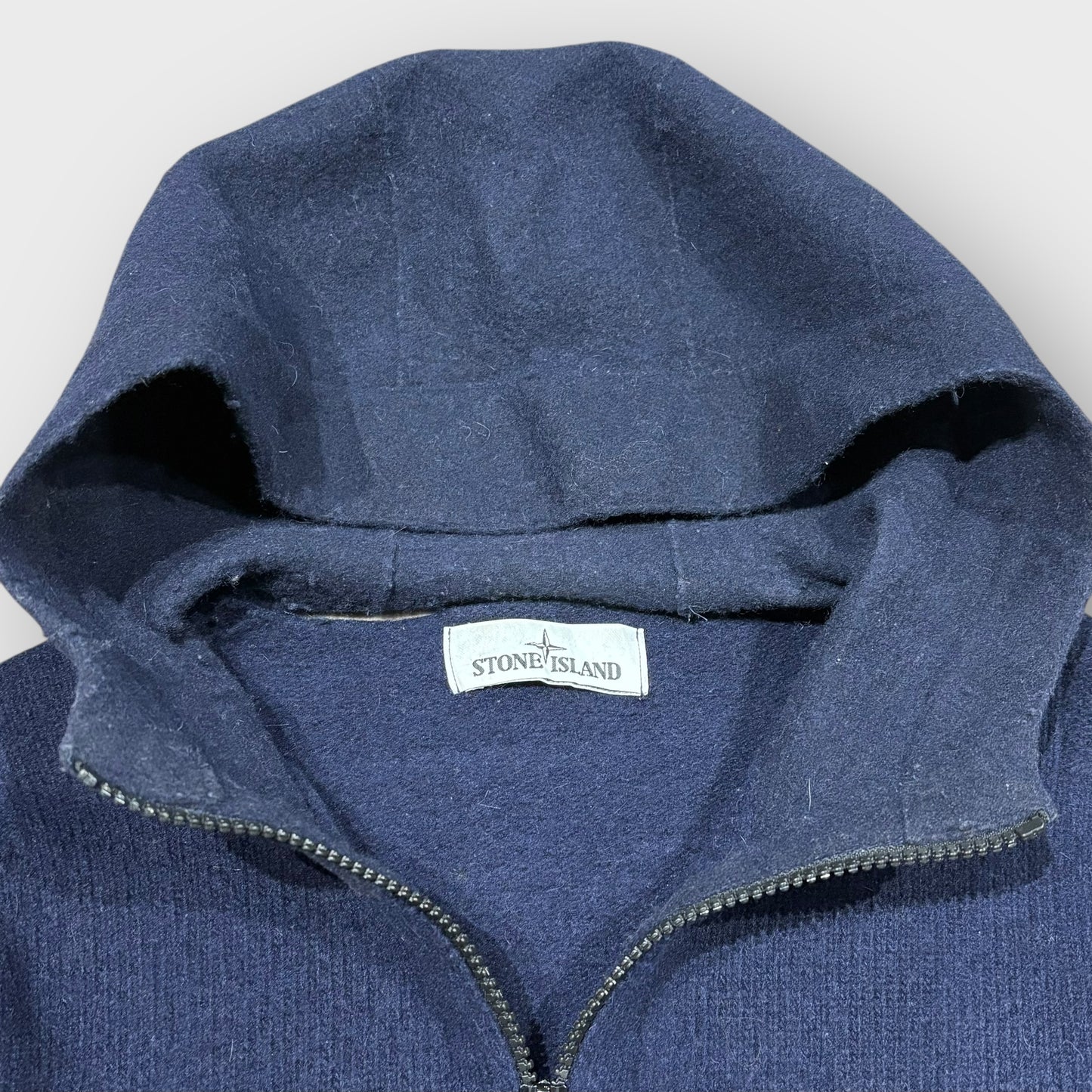 00’s “STONE ISLAND” knit zip hoodie