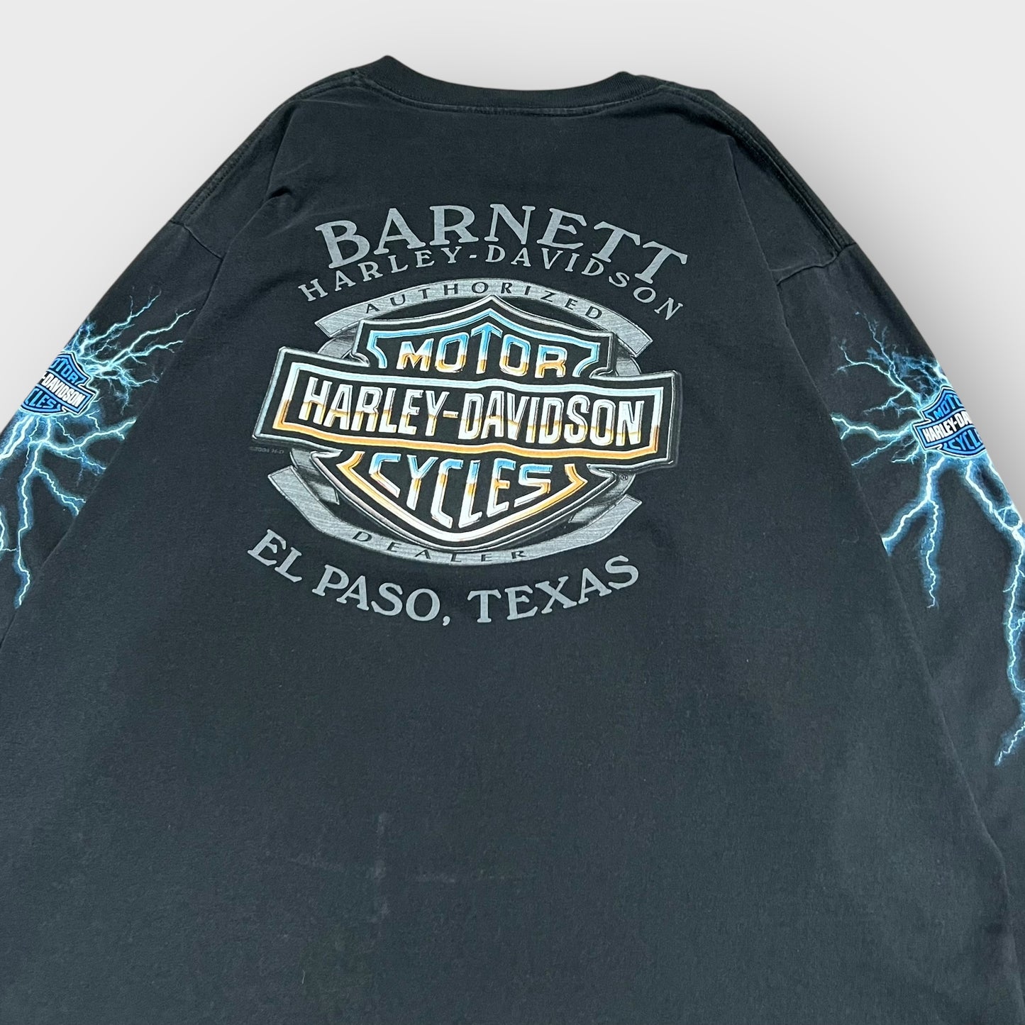 00's "HARLEY-DAVIDSON"
"Thunder" I/s t-shirt