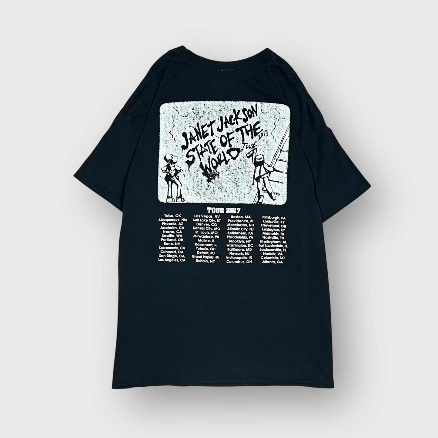 00’s “JANET JACKSON”
“STATE OF THE WORLD TOUR” t-shirt