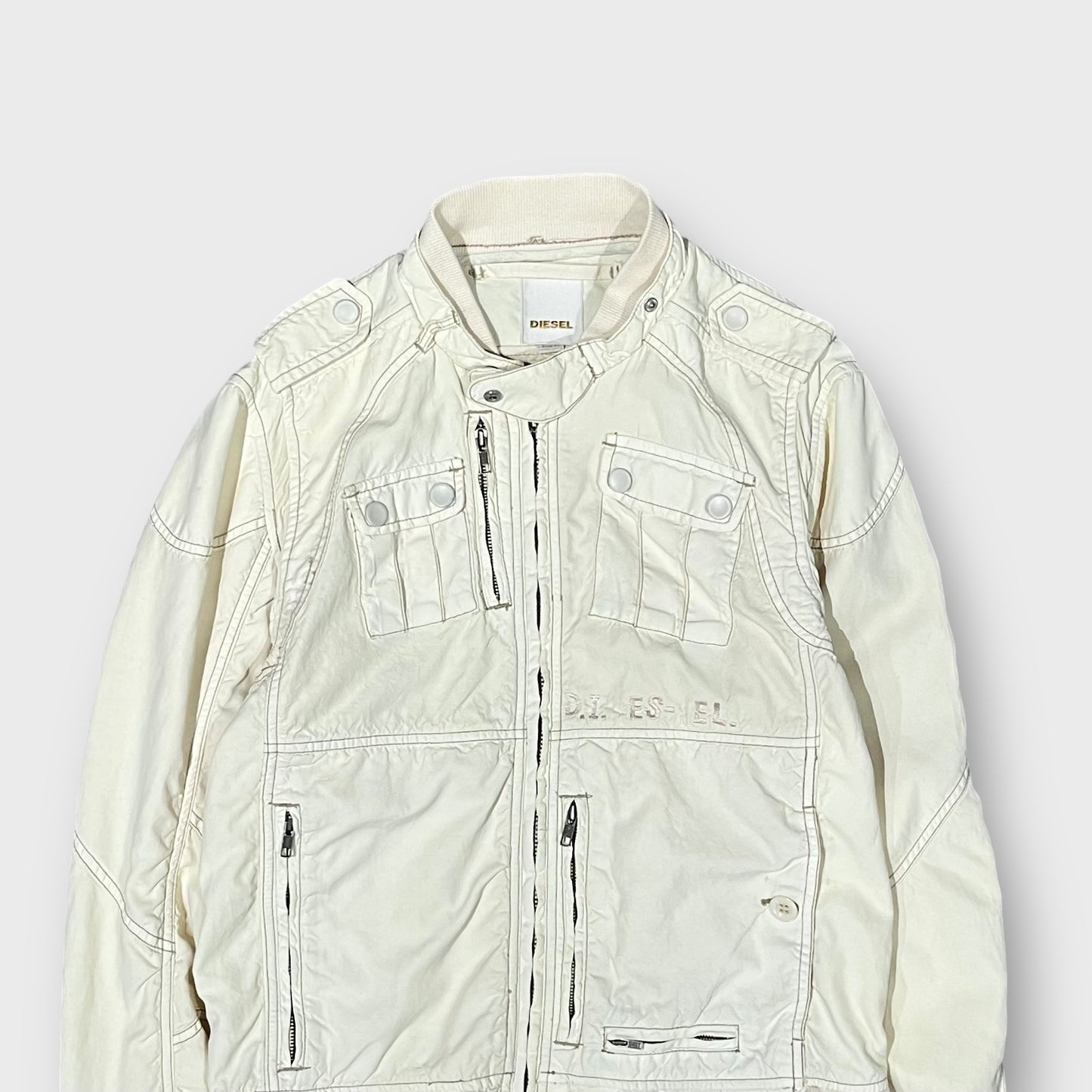 00’s DIESEL biker motif jacket