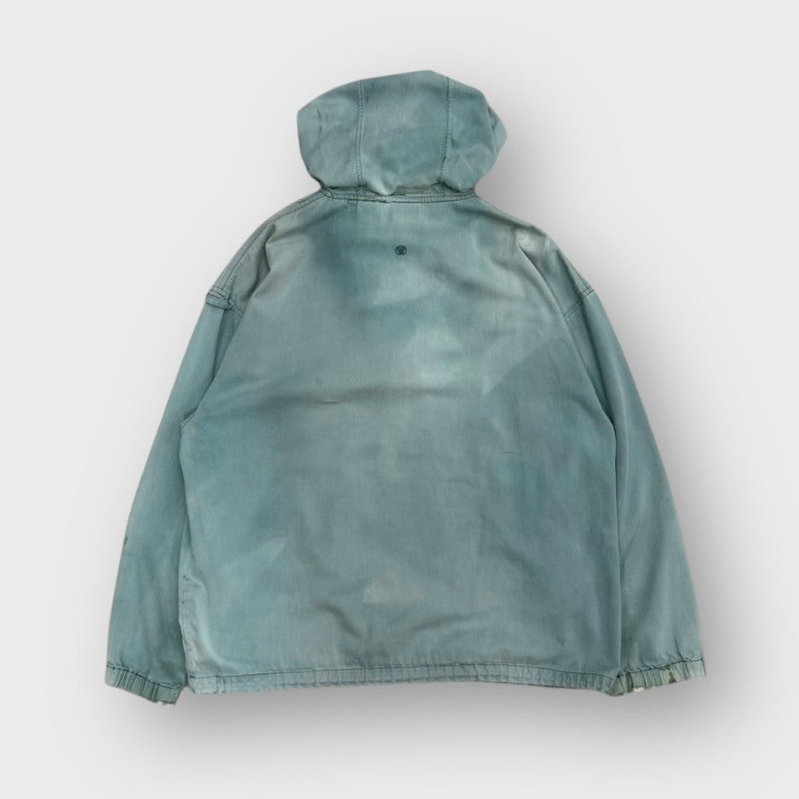 90's "SANTA CRUZ"
Half zip cotton hoodie