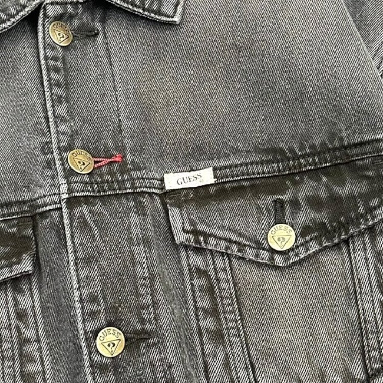 “GUSESS JEANS” black denim jacket