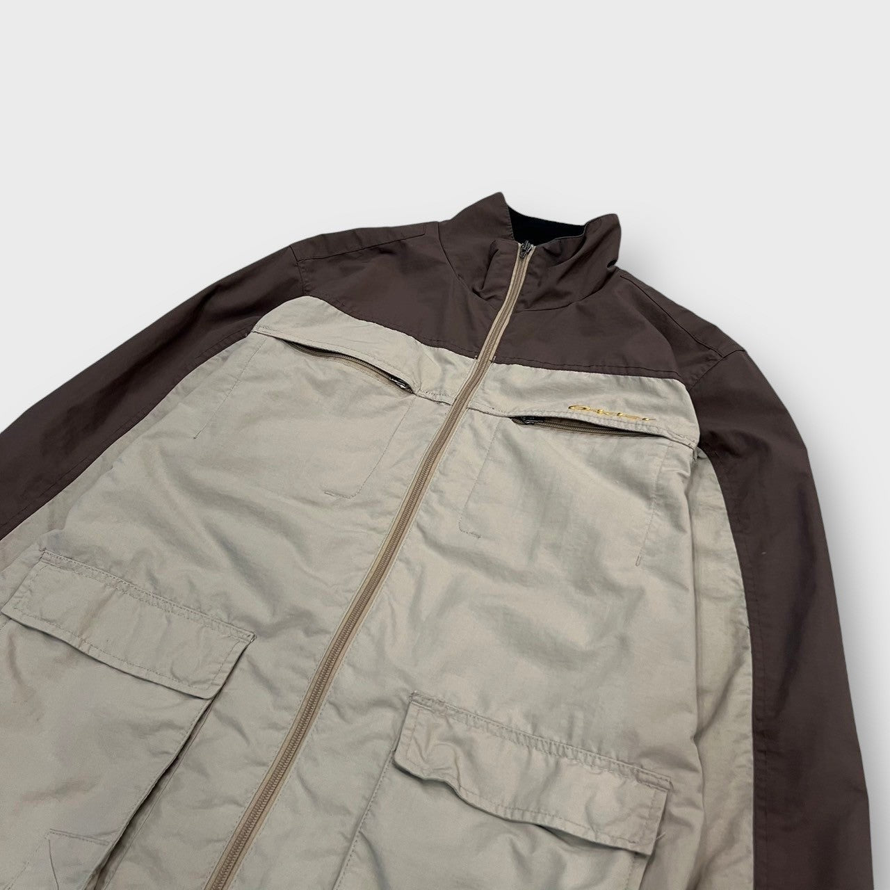 00’s “OAKLEY” zip up nylon jacket