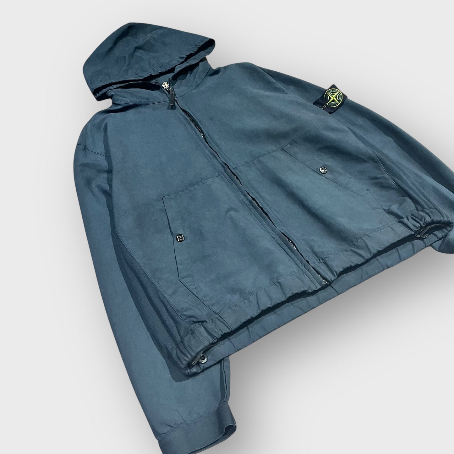 00’s STONE ISLAND
garment dyed hooded jacket