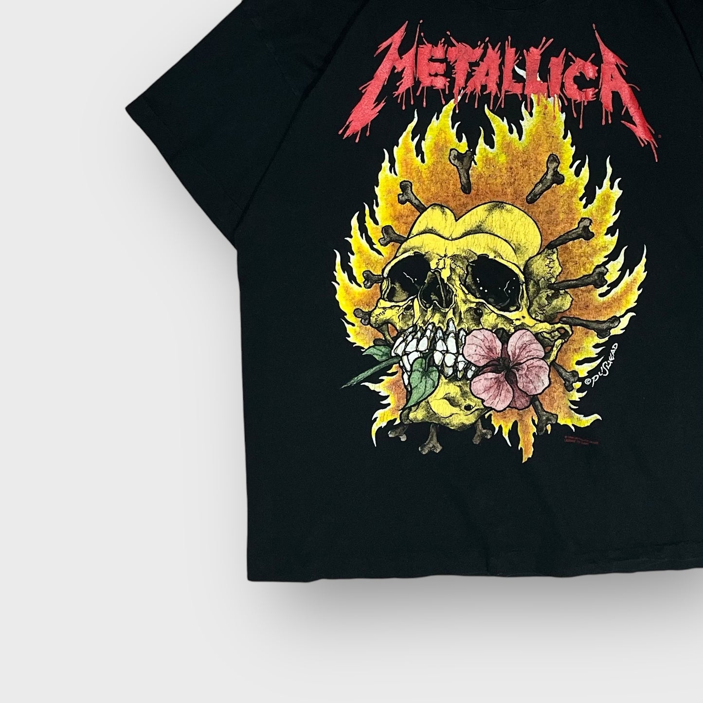1994 METALLICA
“pushead” flaming skull t-shirt