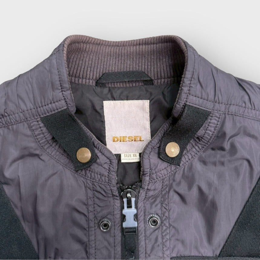 00’s “DIESEL” zip up nylon jacket