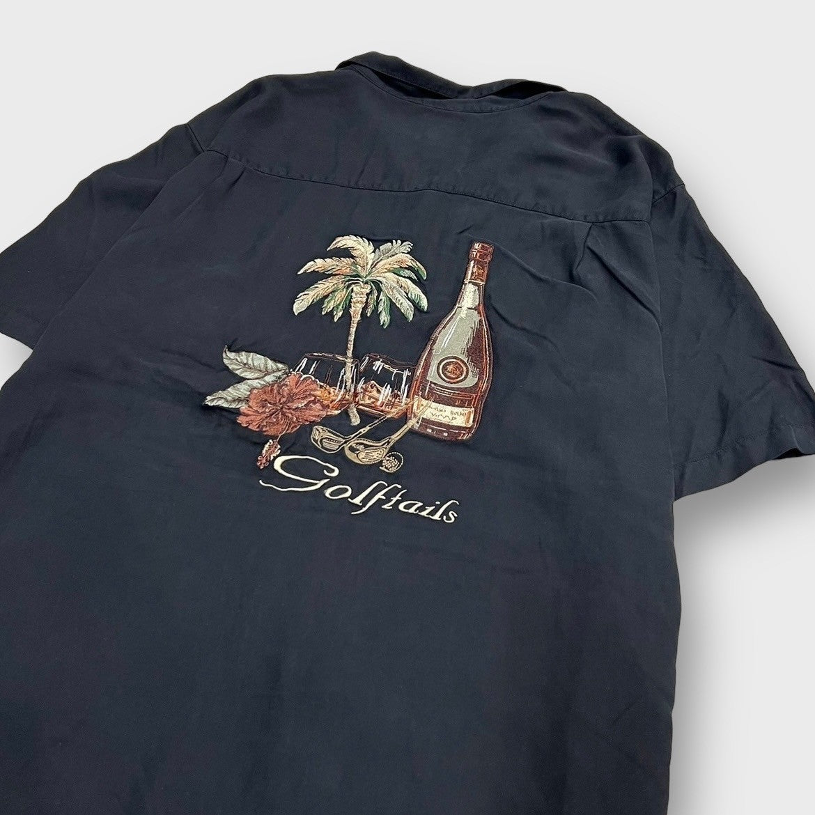 90’s “LUAU” cuba shirt