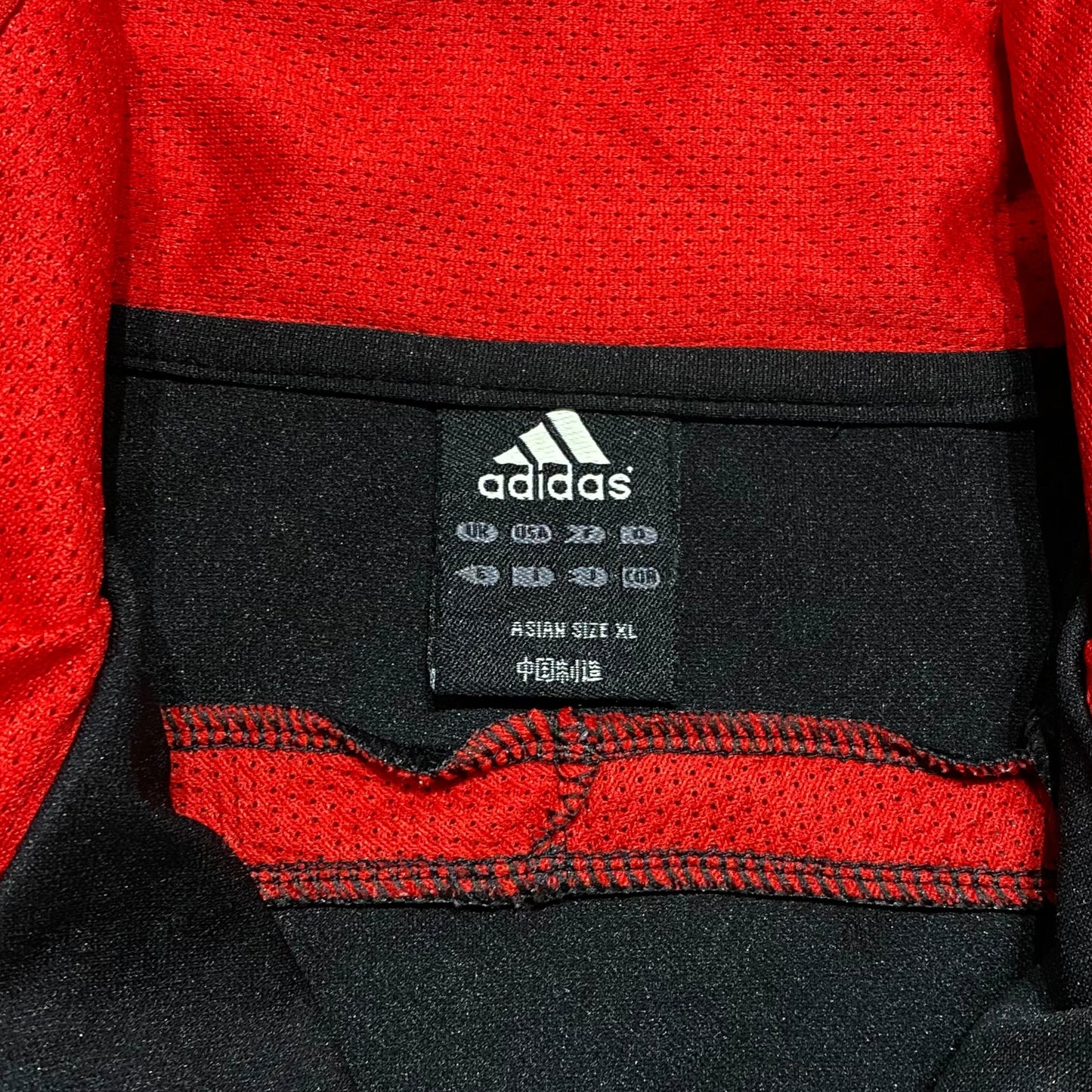 00’s “adidas” half zip pullover top