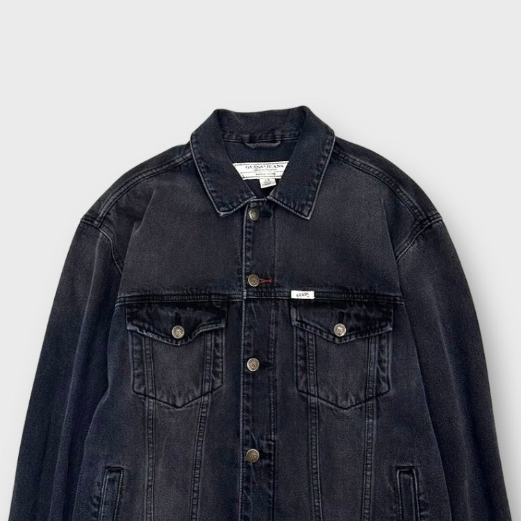 “GUSESS JEANS” black denim jacket
