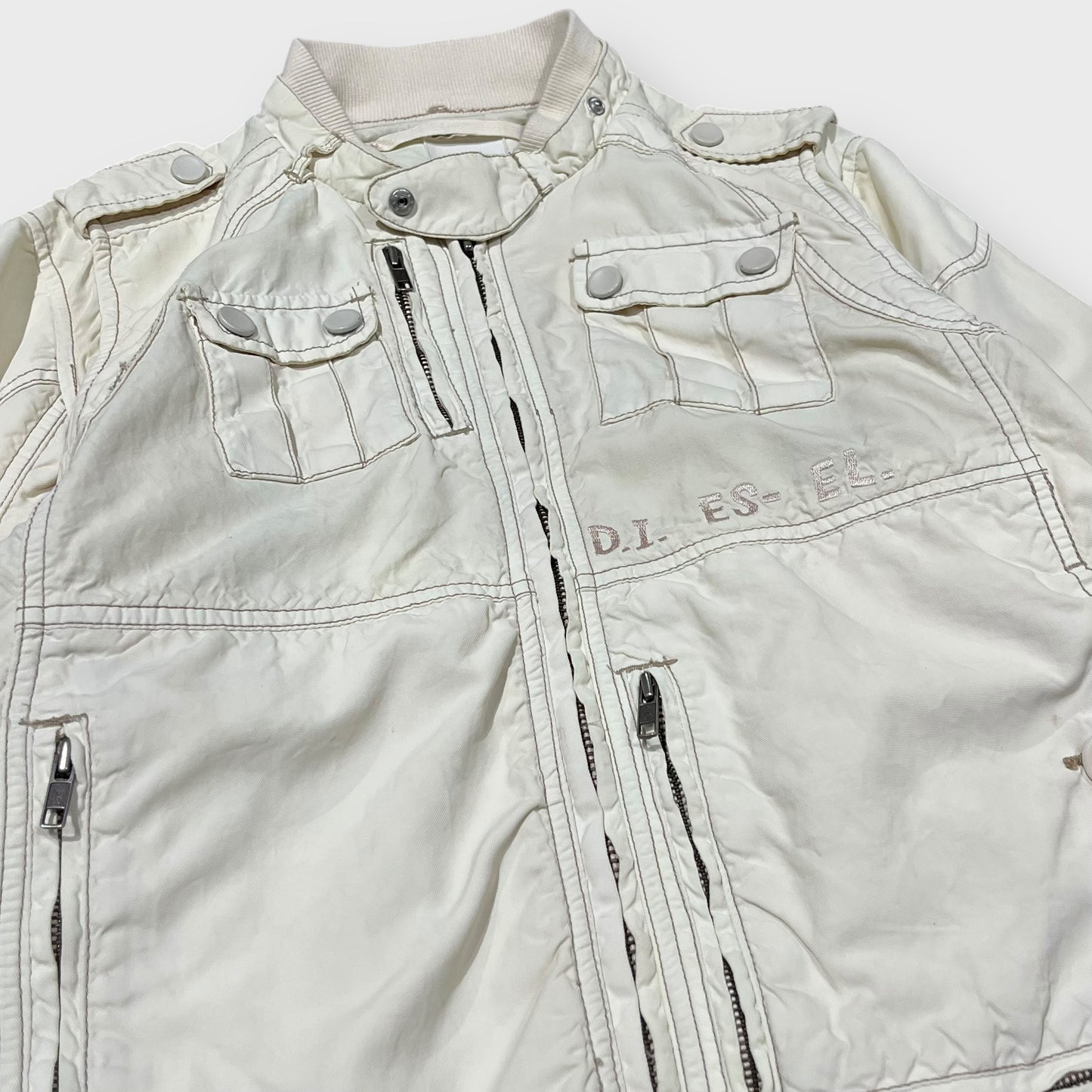 00’s DIESEL biker motif jacket