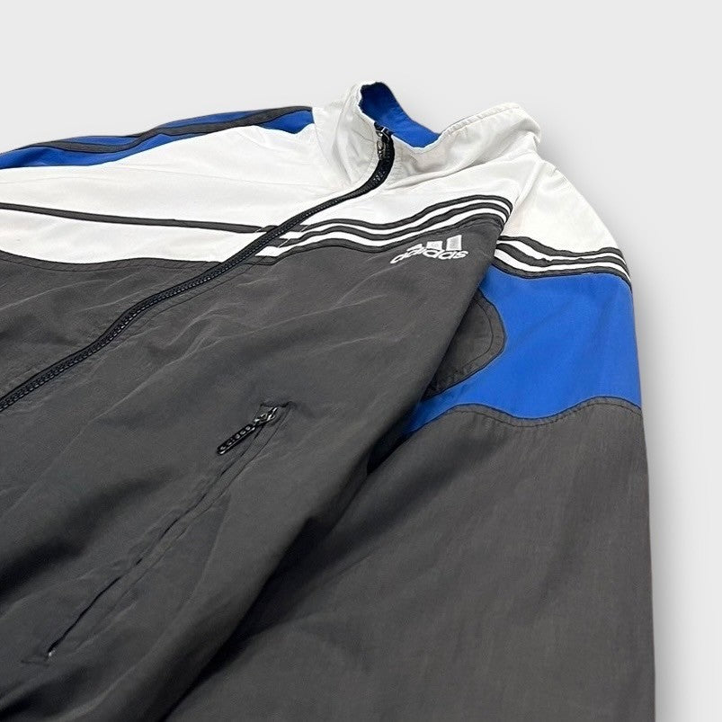 90’s “adidas” zip up nylon jacket
