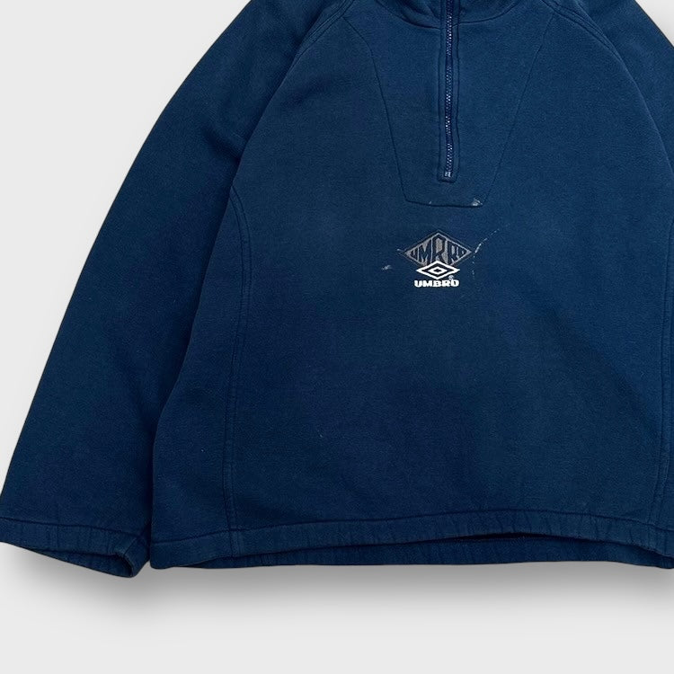 00’s “UMBRO” half zip sweat shirt