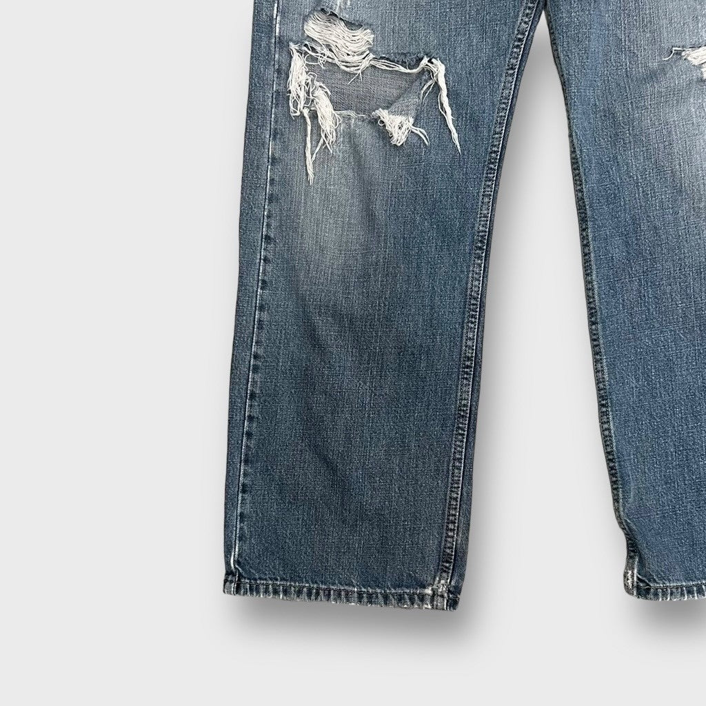 00’s “LEVI’S”
“569” loose straight damage denim