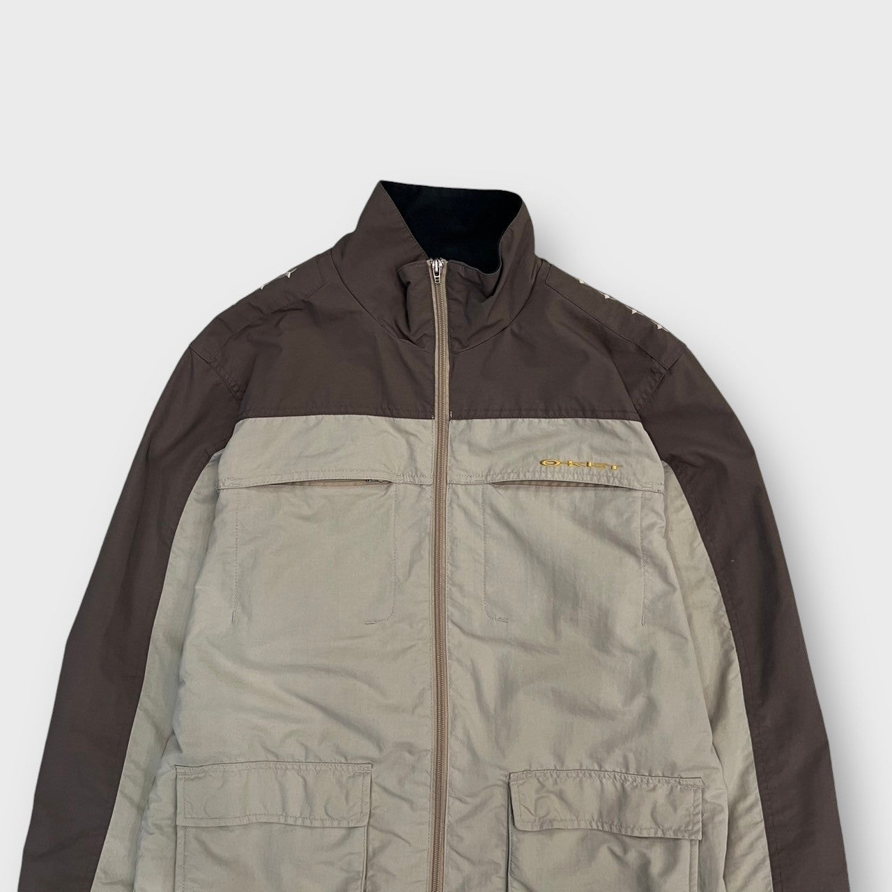 00’s “OAKLEY” zip up nylon jacket