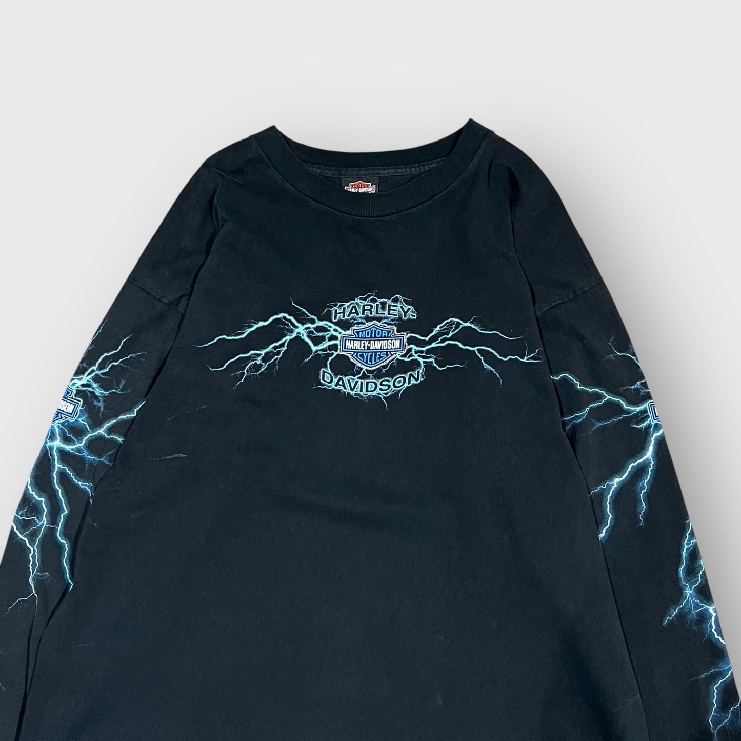 00's "HARLEY-DAVIDSON"
"Thunder" I/s t-shirt