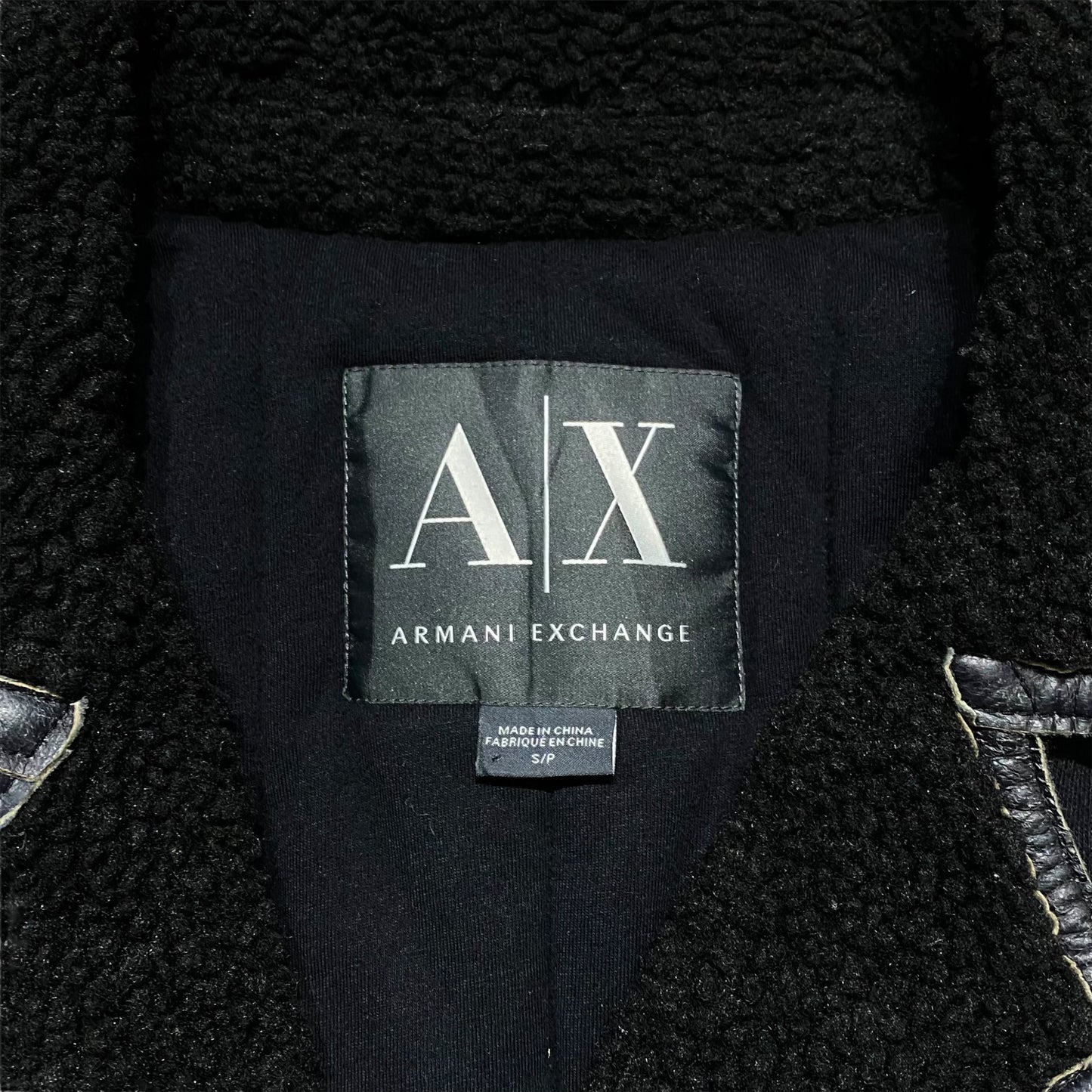 00’s “ARMANI EXCHANGE” zip gimmick cotton jacket