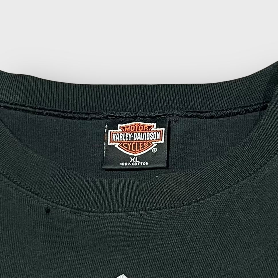 90’s “HARLEY DAVIDSON” frame pattern l/s t-shirt