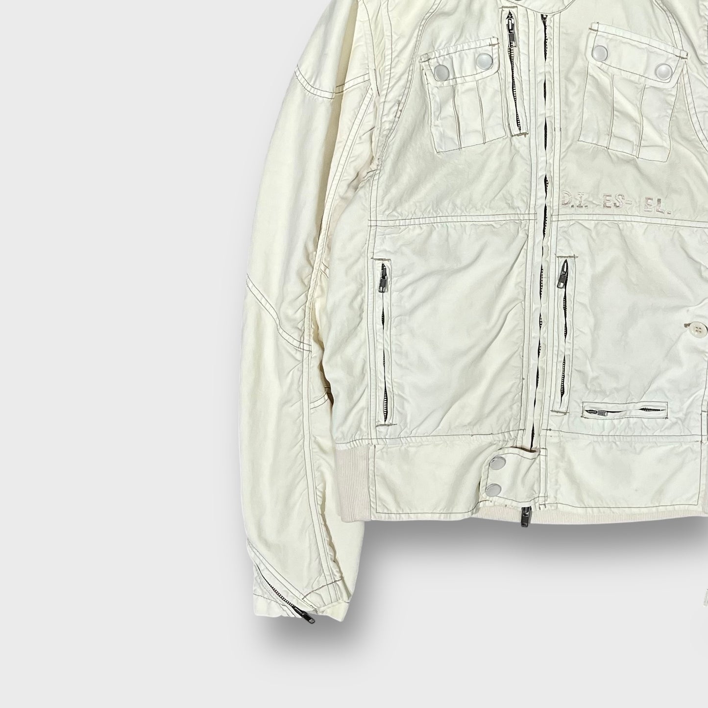 00’s DIESEL biker motif jacket