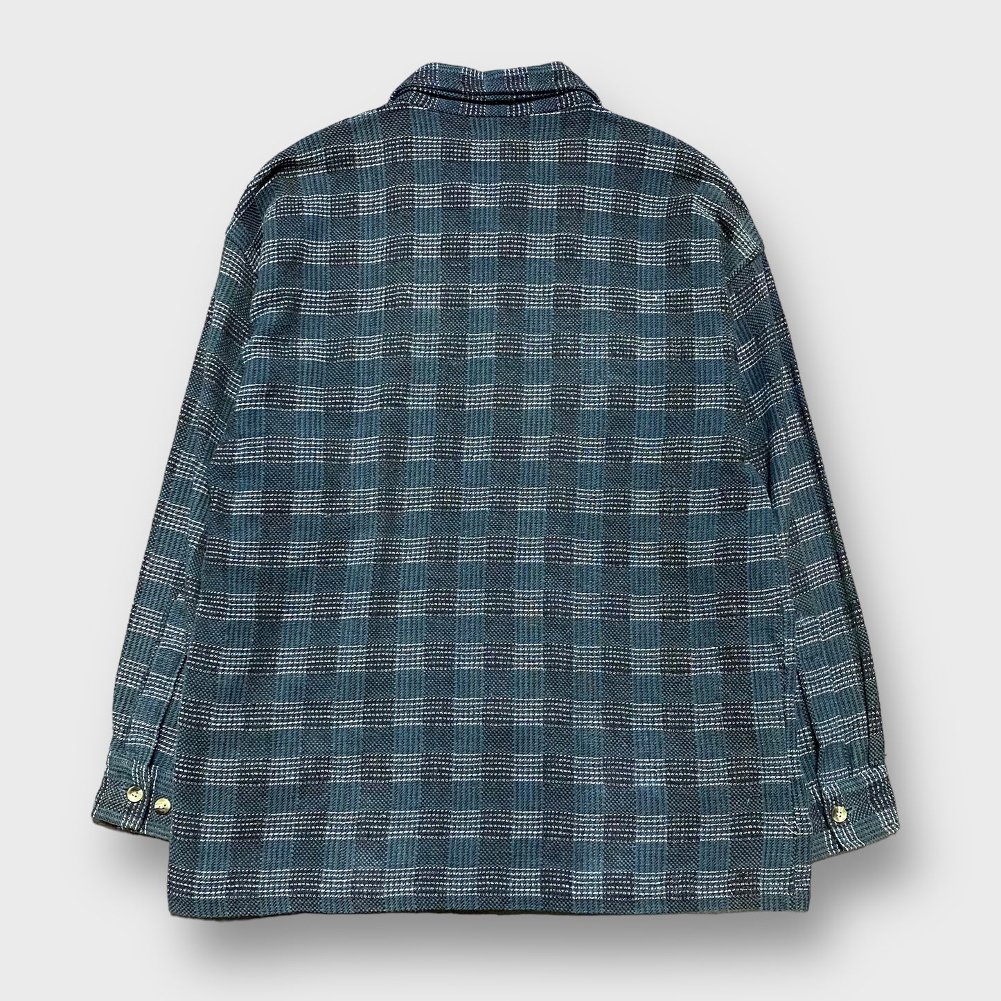 “PRO TEST” plaid pattern zip up jacket