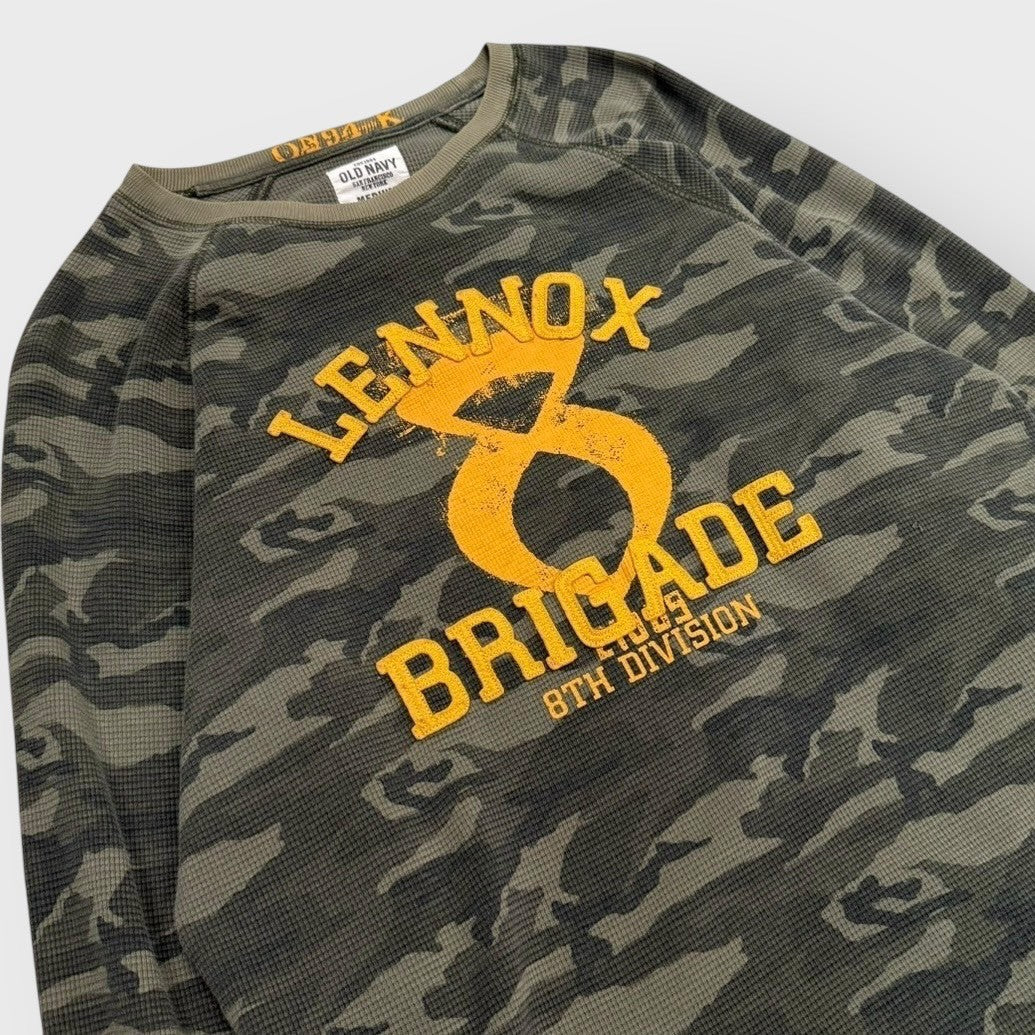 00's "OLD NAVY"
Camo pattern l/s tee