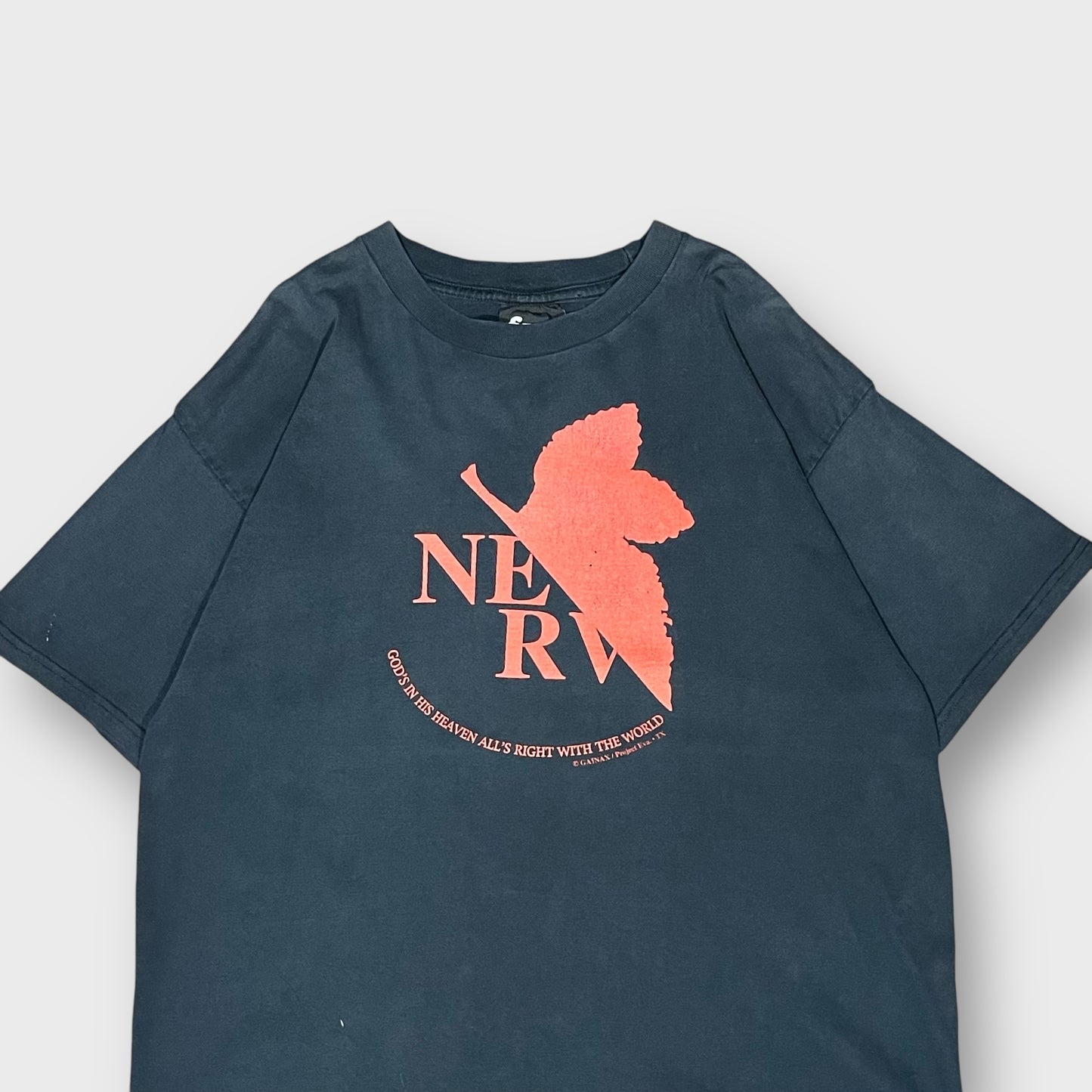 00’s EVANGELION “NERV” anime t-shirt