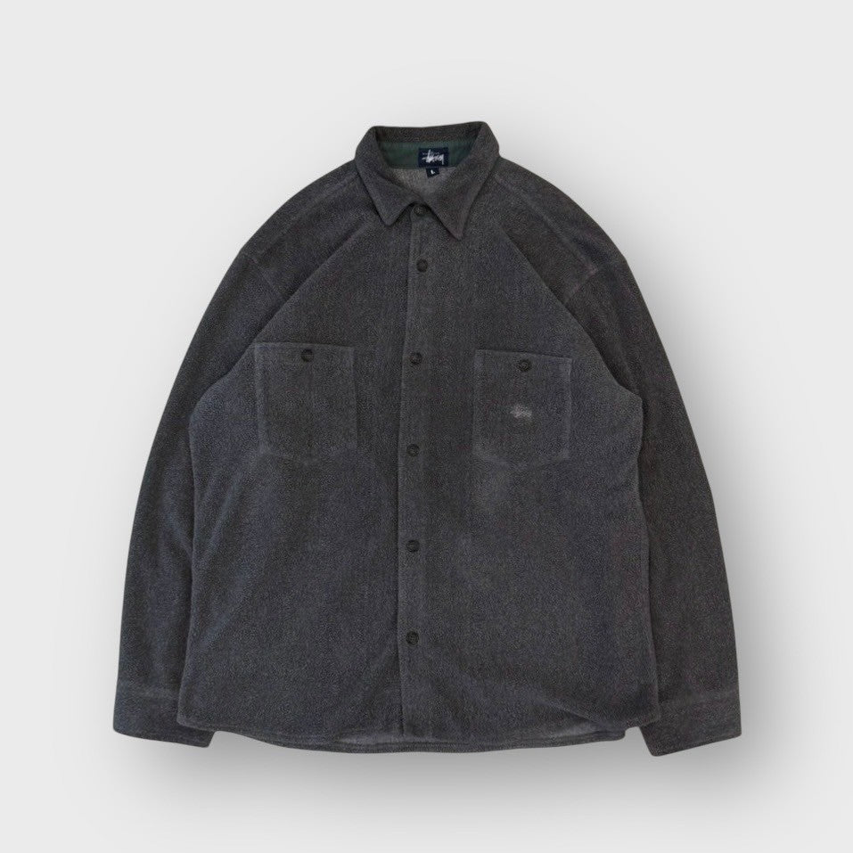 90's "STUSSY"
Fleece shirt jacket