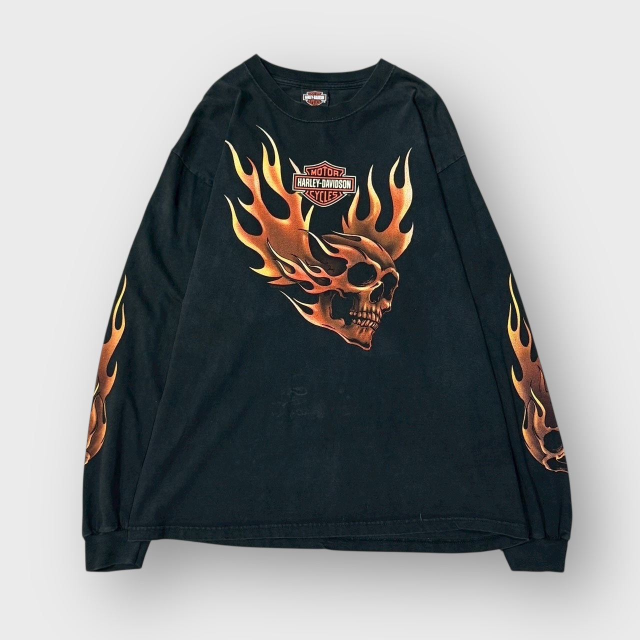 90's-00's “HARLEY-DAVIDSON” flame design l/s t-shirt – XXNT