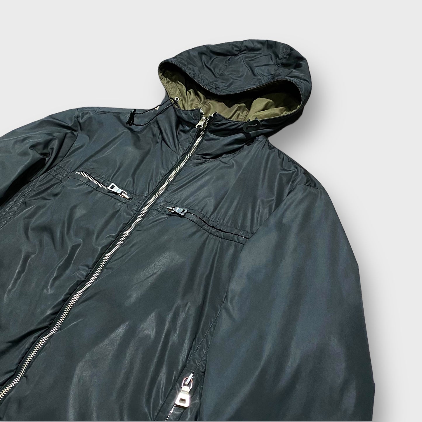 00’s “PRADA SPORTS” double faced full zip jacket