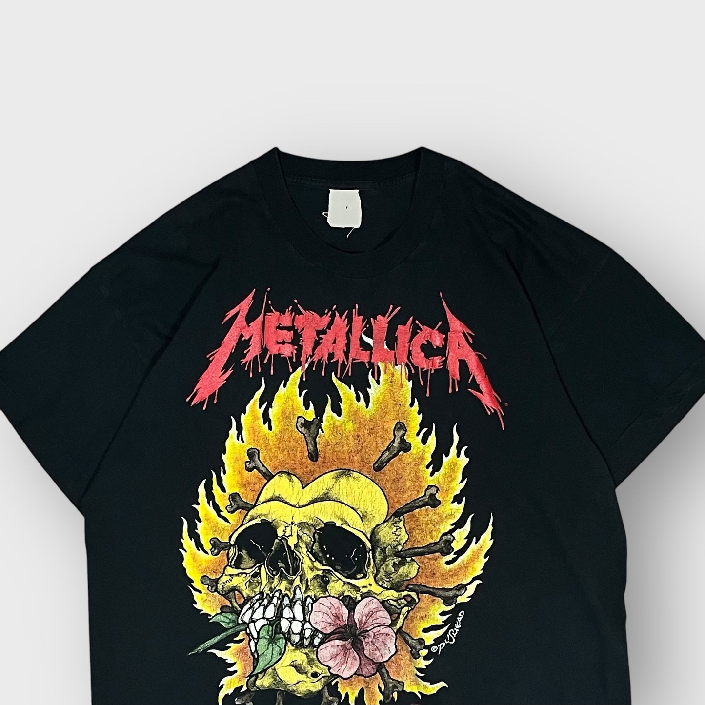 1994 METALLICA
“pushead” flaming skull t-shirt