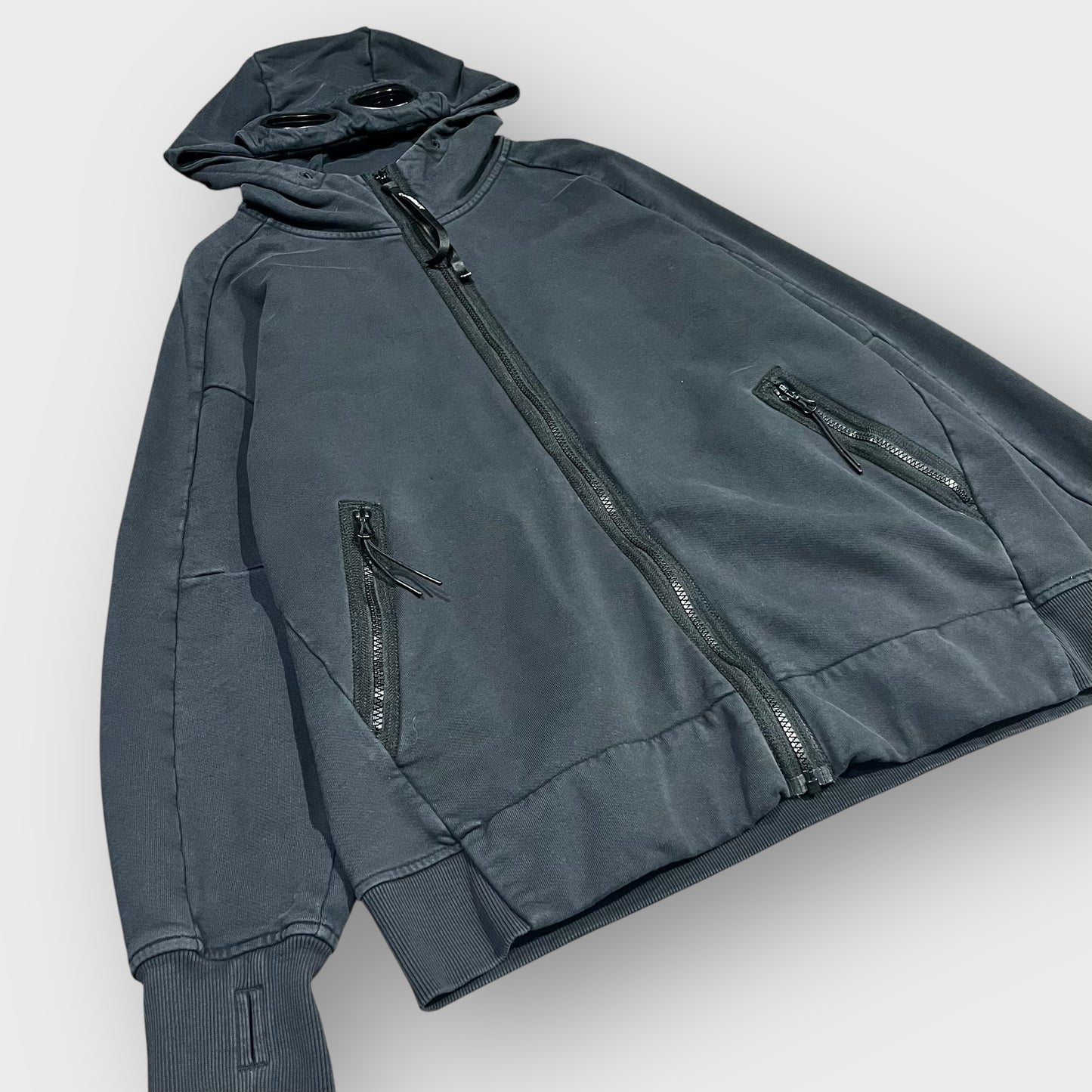 00’s C.P.COMPANY goggle zip up hoodie