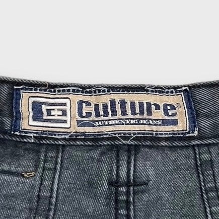 90’s “Culture” cargo half denim