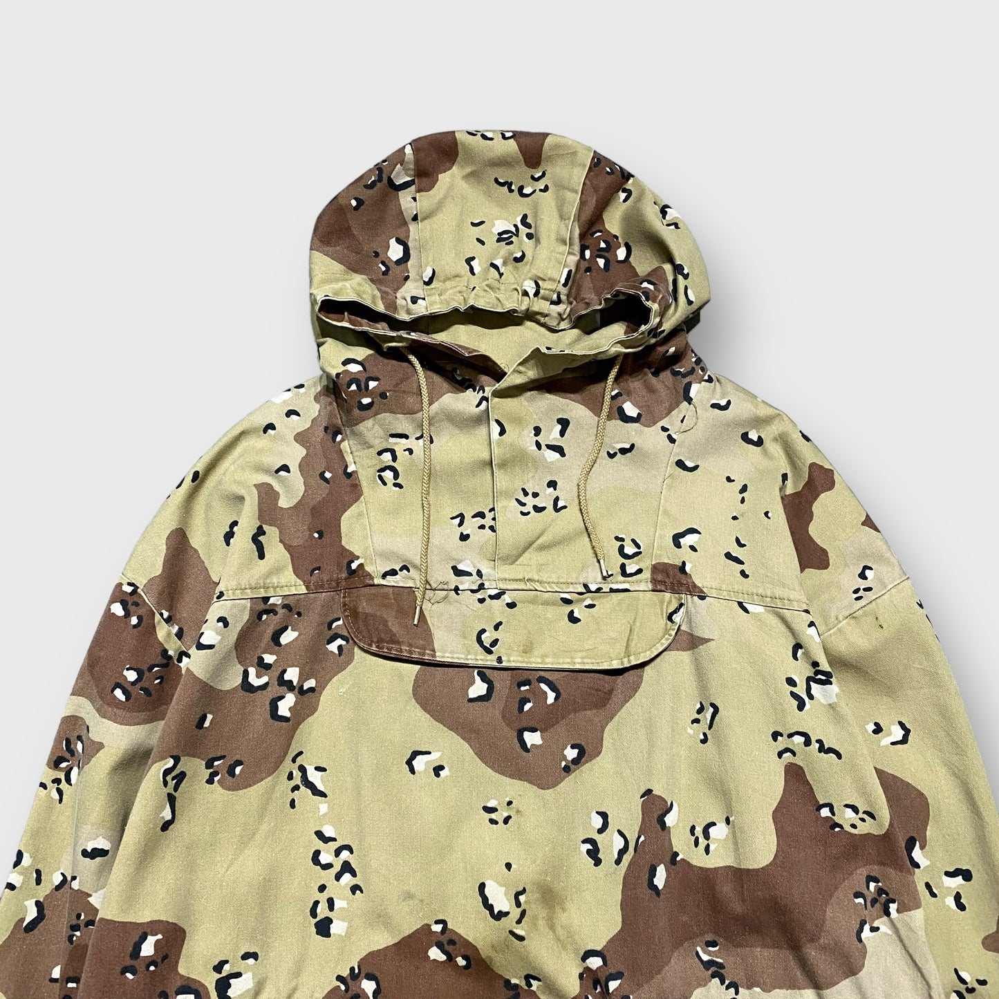 90’s “Sportswear” chocolate chip camouflage anorak parka