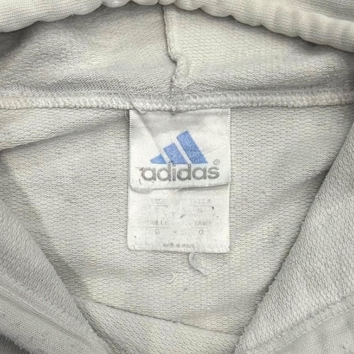 90’s “adidas”front logo pullover hoodie