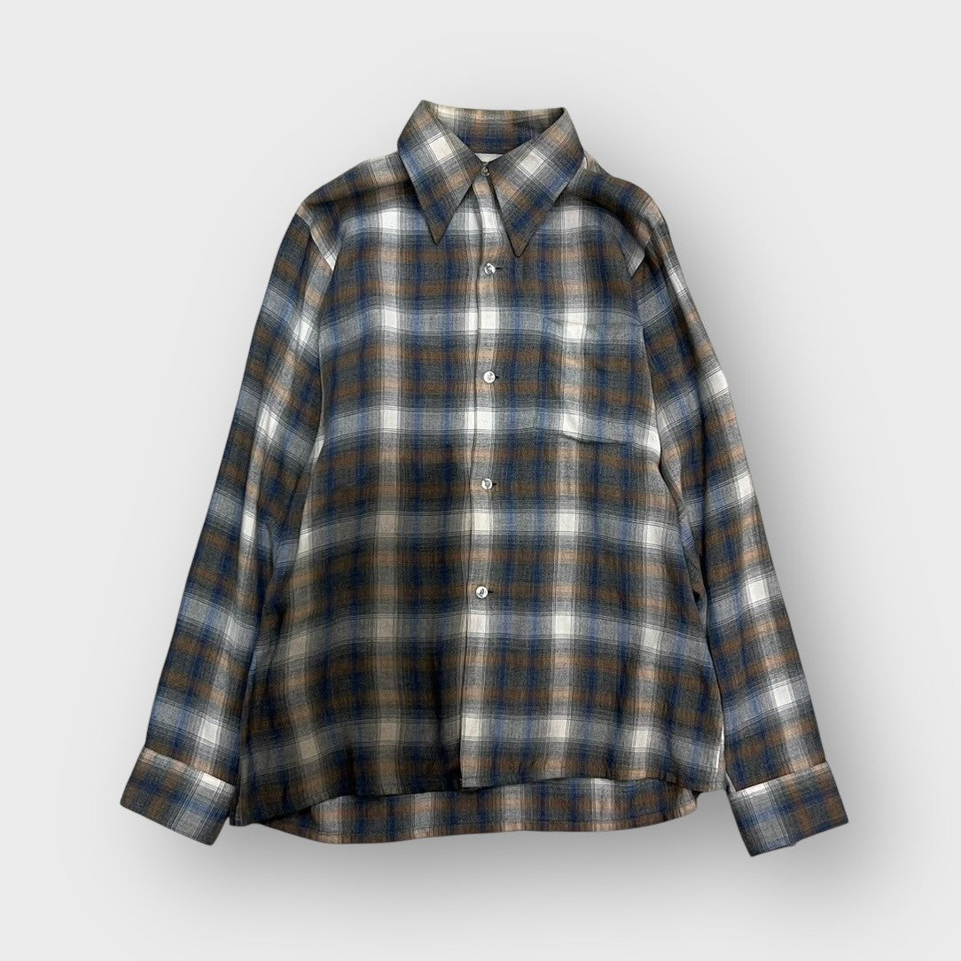 60-70's "Arrow"
Rayon ombre l/s shirt
