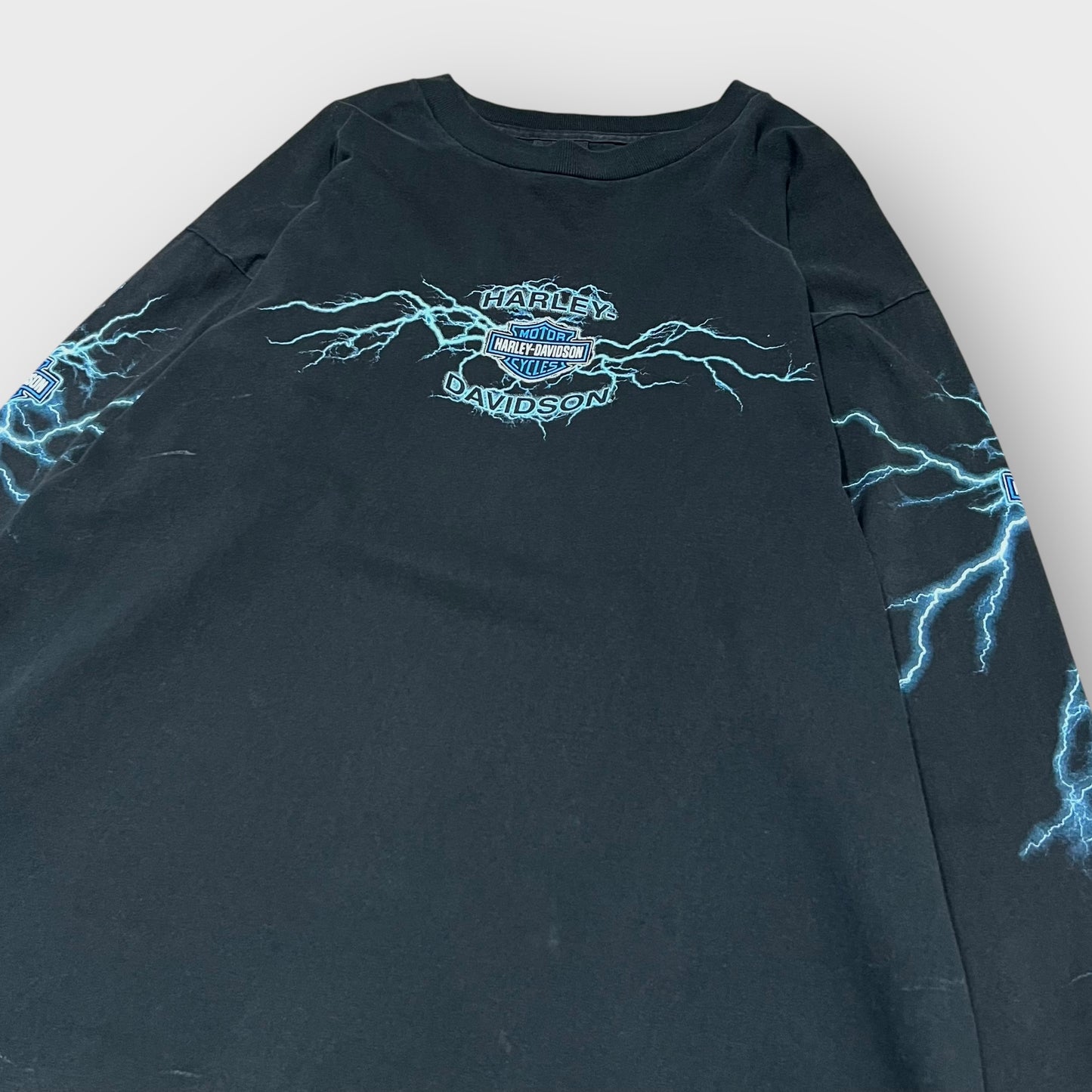 00's "HARLEY-DAVIDSON"
"Thunder" I/s t-shirt