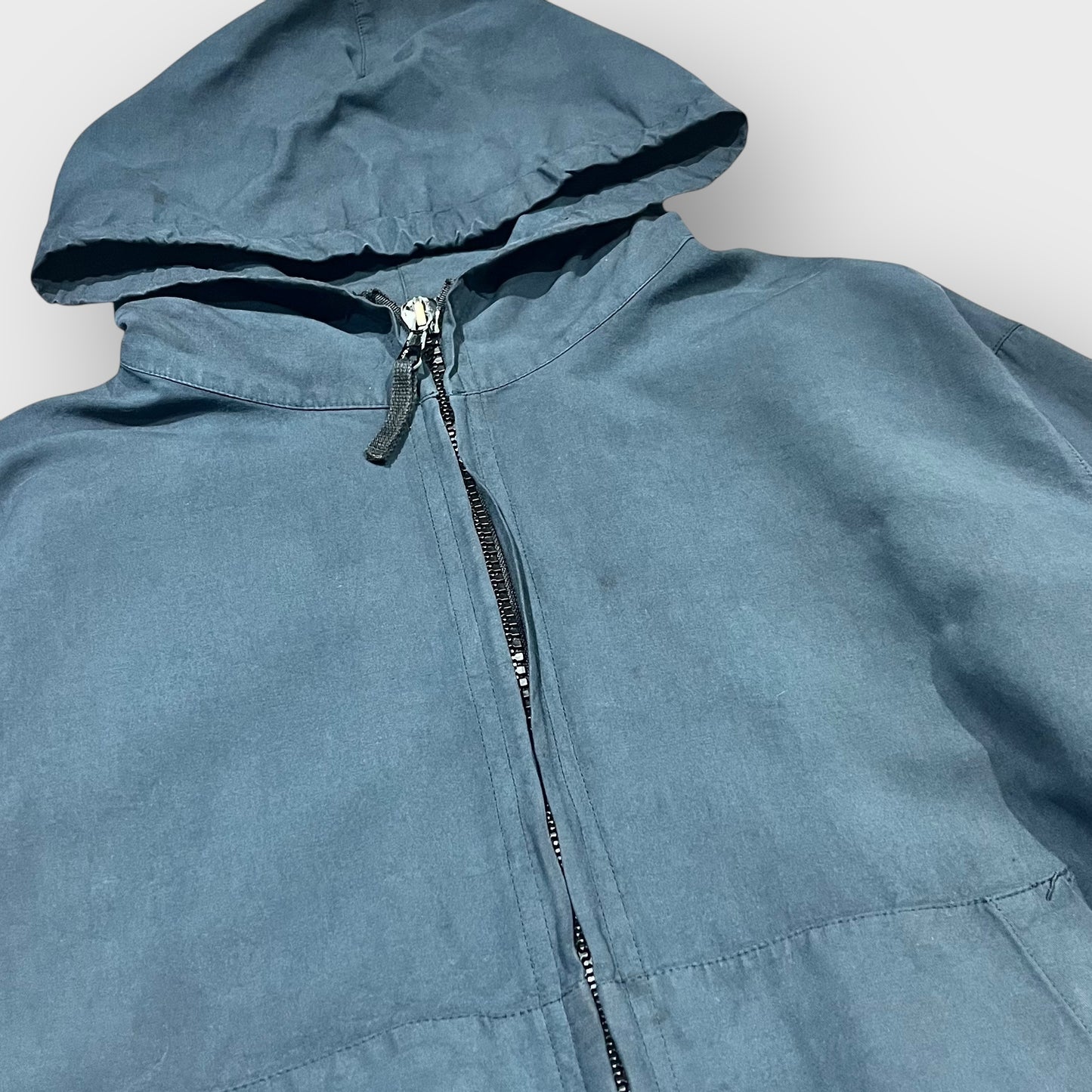 00’s STONE ISLAND
garment dyed hooded jacket