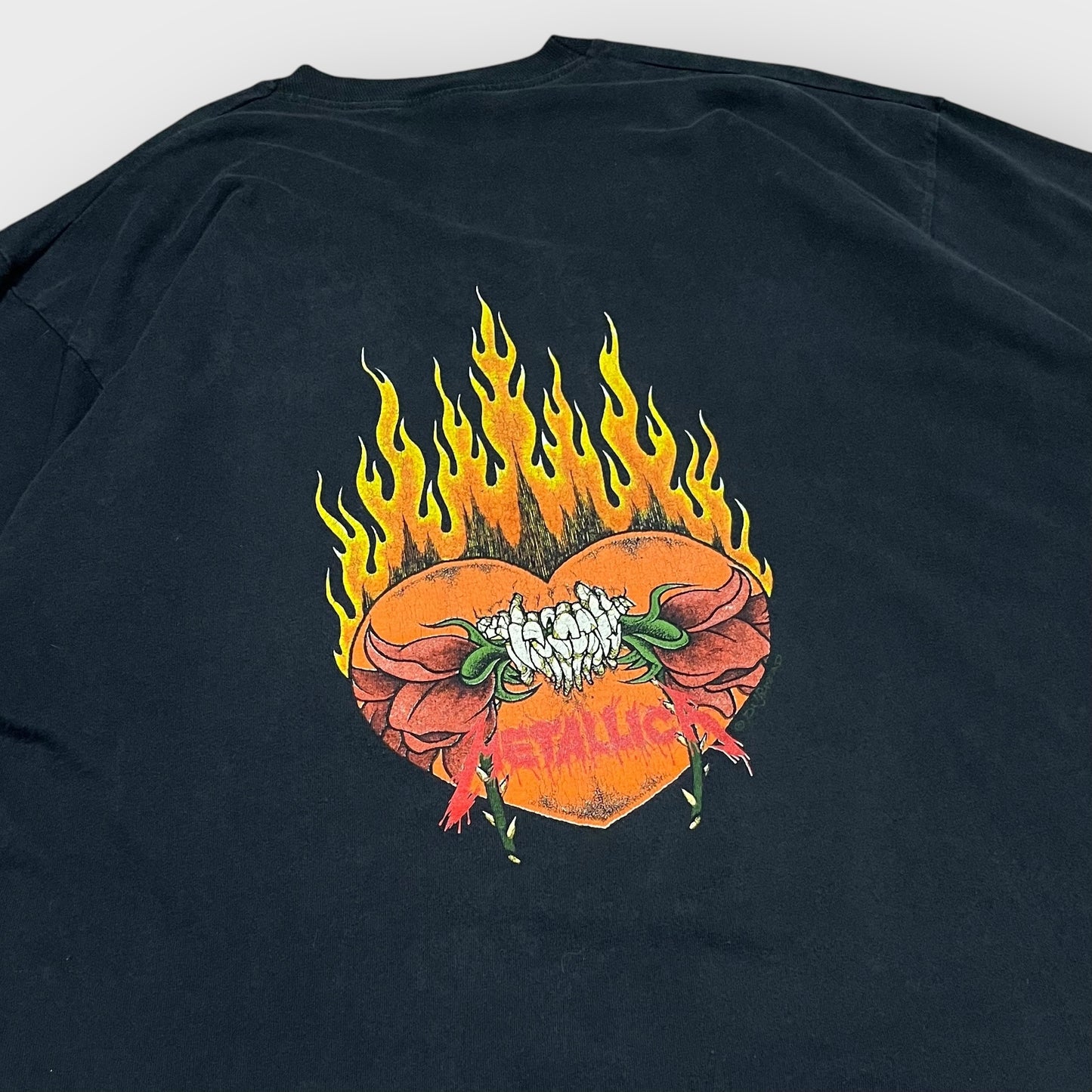 1994 METALLICA
“pushead” flaming skull t-shirt