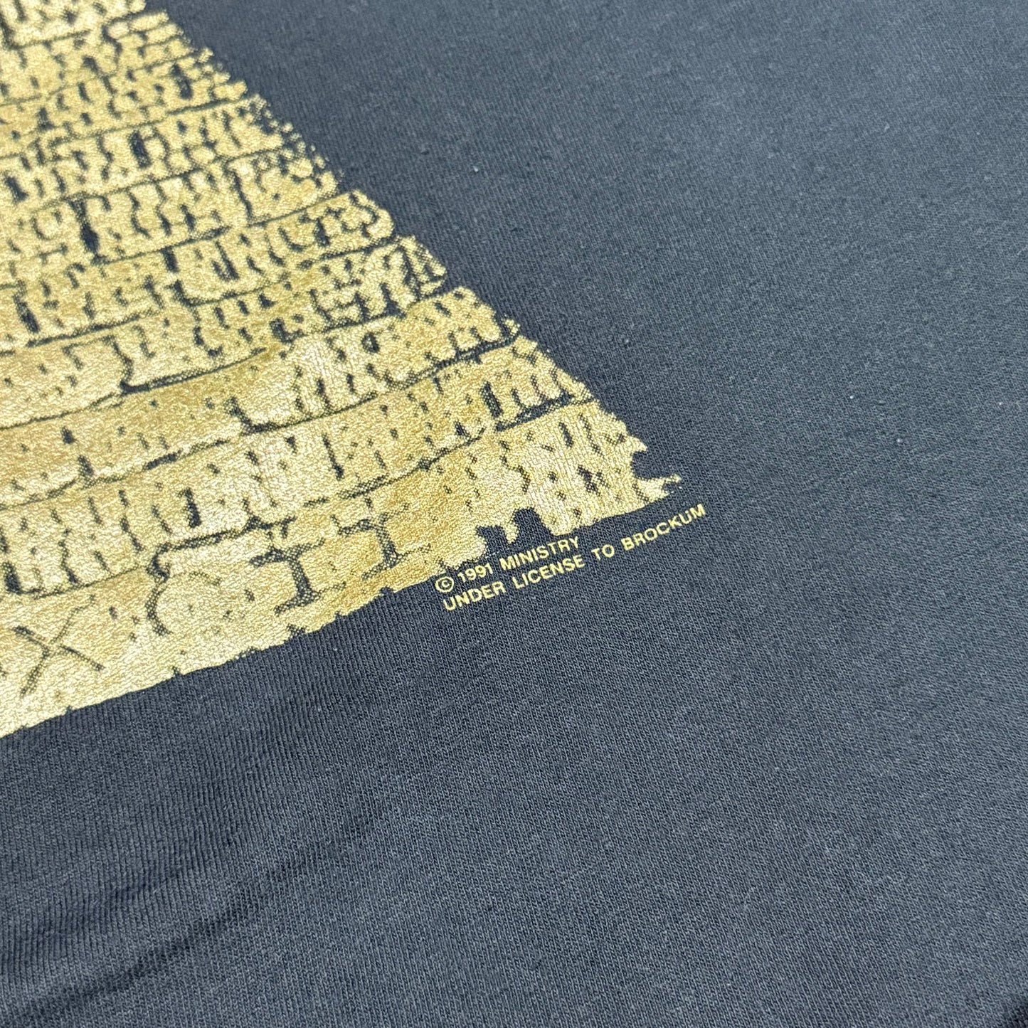 90’s “MINISTRY” band t-shirt